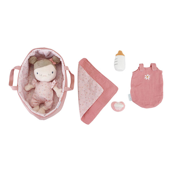 Little Dtuch baby doll Rosa Little Pink Flowers 4553