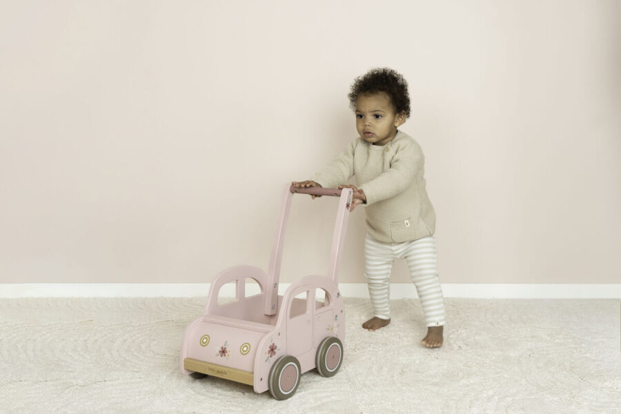 Little Dutch Baby Walker Pink FSC 7128