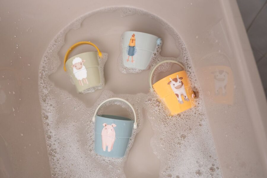 Little Dutch Bath Cups Little Farm 2011244
