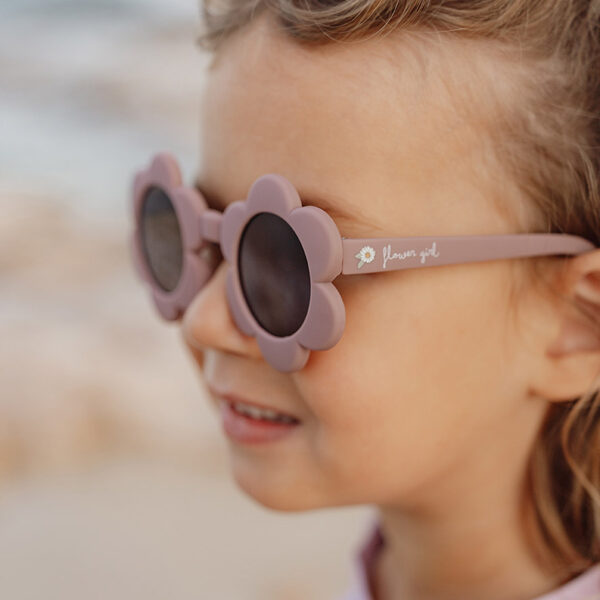 Little Dutch Child Sunglasses Flower Shape Flower Mauve 125773