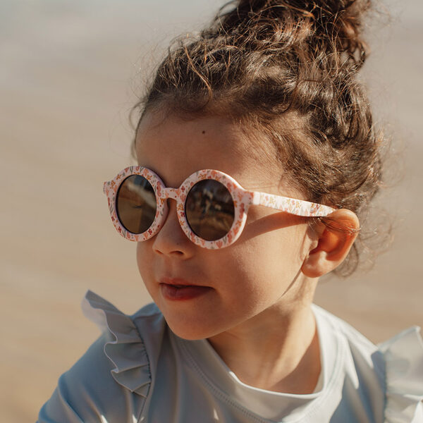 Little Dutch Child Sunglasses Round Shape Ocean Dreams Pink 125766