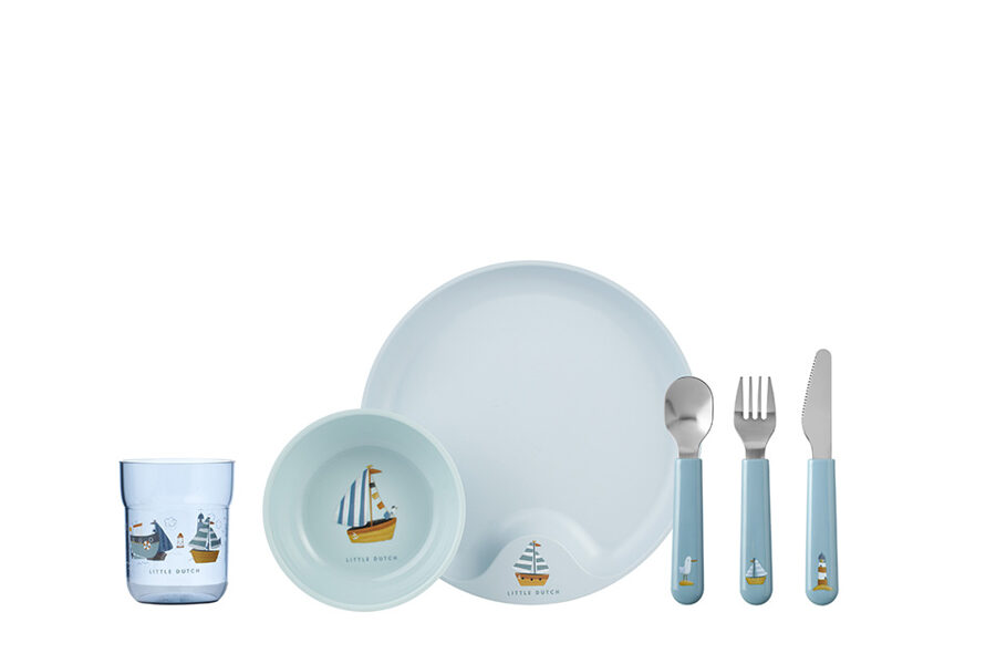 Little Dutch Children's dinnerware 6-piece set Sailors Bay