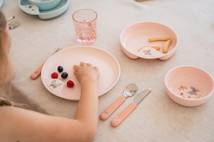 Little Dutch Children's dinnerware 6-piece set  Flowers & Butterflies