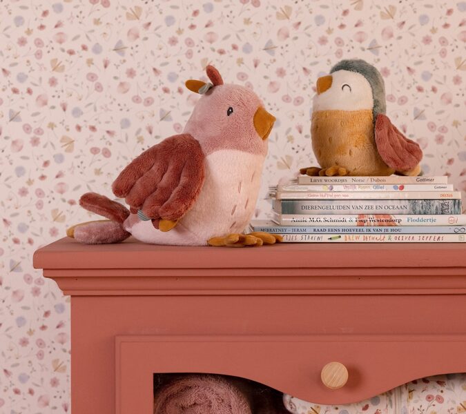 Little Dutch Cuddly toy bird Olivia Flowers & Butterflies 20 cm 8704