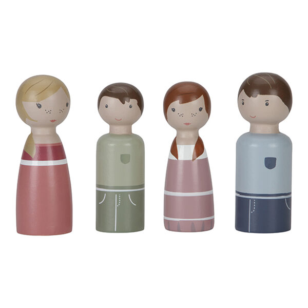 Little Dutch Dollhouse Expansion Set Rosa family FSC 7121