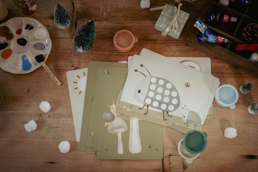 Little Dutch Fingerpaint set Forest Friends 126114