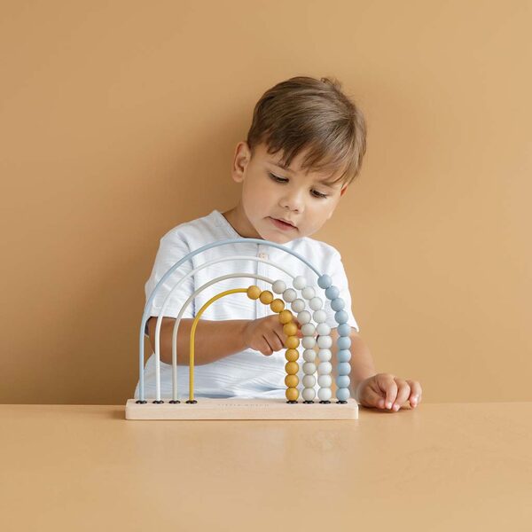 Little Dutch Rainbow Abacus blue 7032