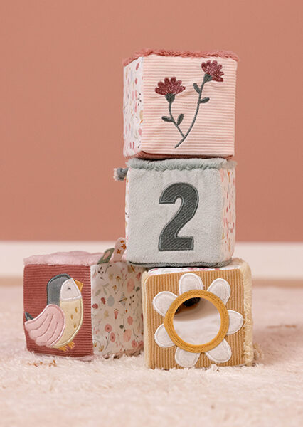 Little Dutch Set of soft cubes Flowers & Butterflies 8716
