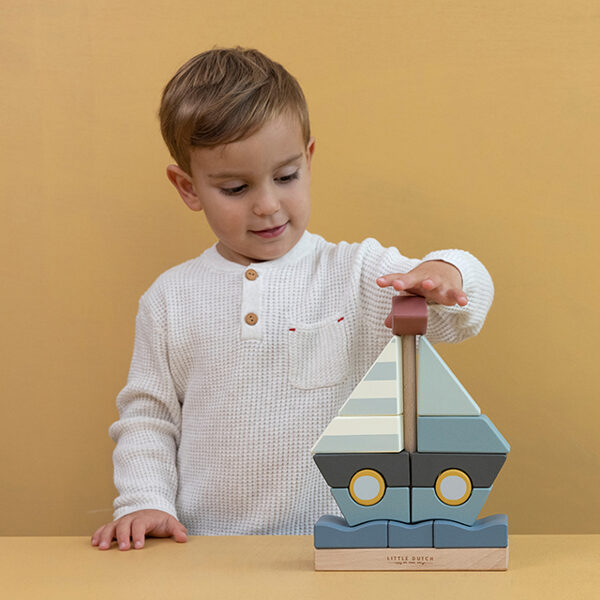 Little Dutch Stacker Sailboat Sailors Bay FSC 7087