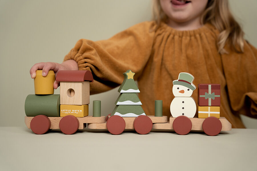 Little Dutch Stacking Train Christmas FSC 4861