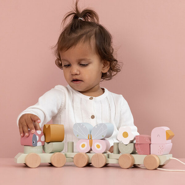 Little Dutch Stacking Train Flowers & Butterflies 7067