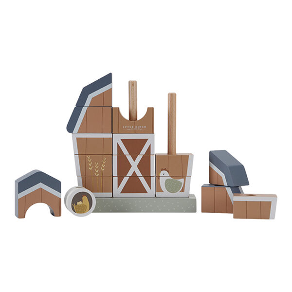 Little Dutch 7050 Wooden Play Set Noah's Ark: : Toys