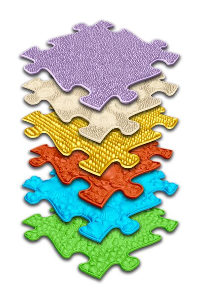 MUFFIK Ortopēdisko paklājiņu komplekts - Bērnu komplekts, variants A (6 gab.)