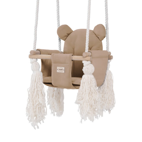 Misioo Teddy Bear Swing, beige (gold), velvet