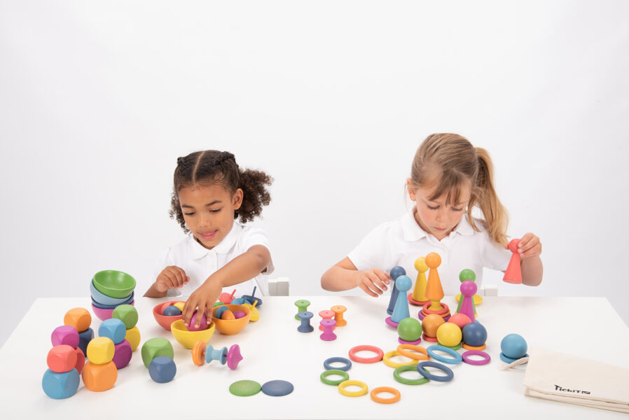 Montessori Rainbow Wooden Super Set