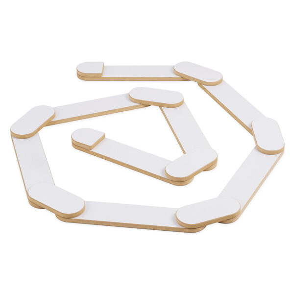 Pre-order for 05.03.2026 - PLUSH NEST Balancing, children's path, white, Wooden Play