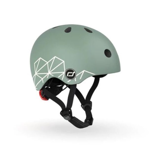 Scoot and Ride Helmet Greenlines XXS-S