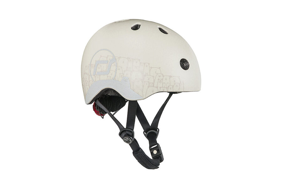 Scoot and Ride Reflective Helmet Ash XXS-S