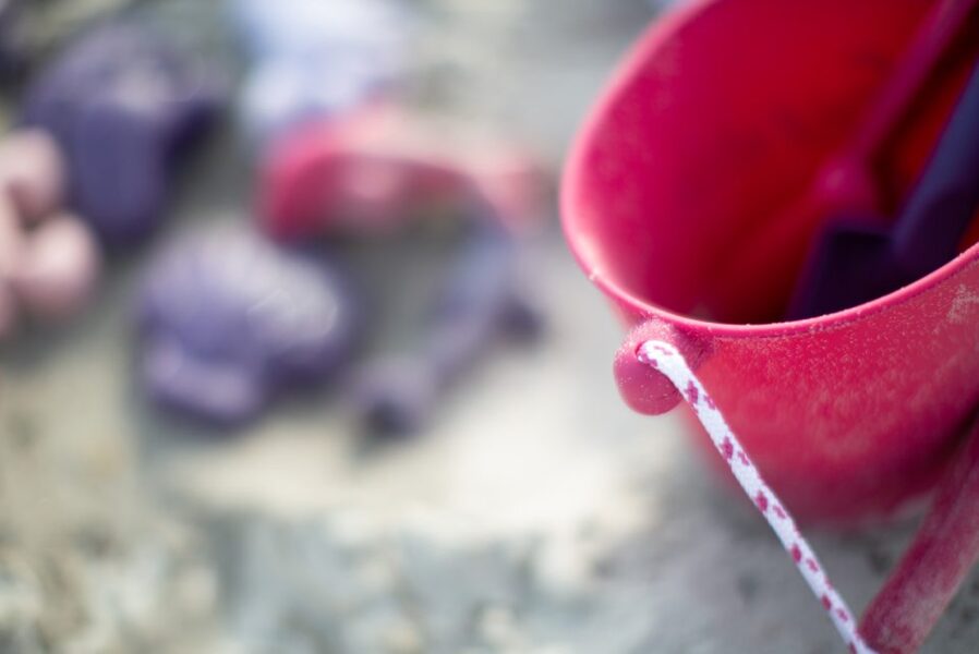 Scrunch bucket - cherry red 110019