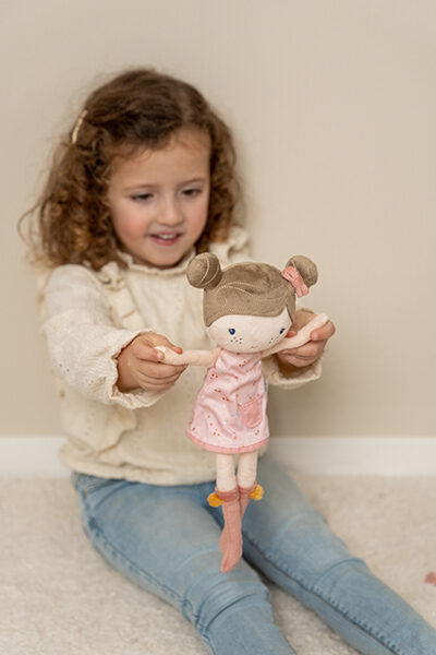 Little Dutch cuddle doll Rosa 35 cm Pink Flowers 4557