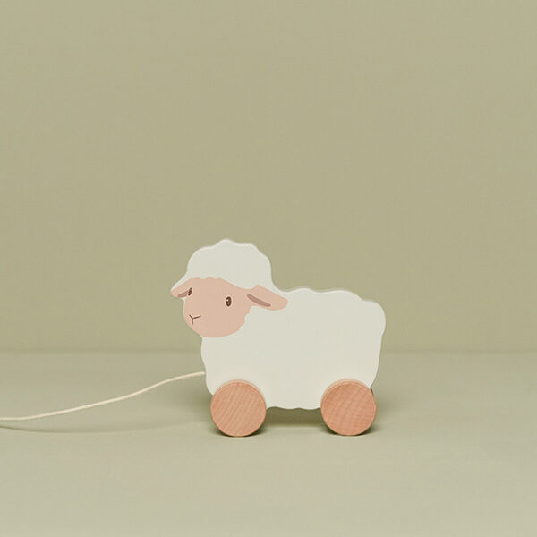 Little Dutch pull along sheep Little Farm FSC 7161