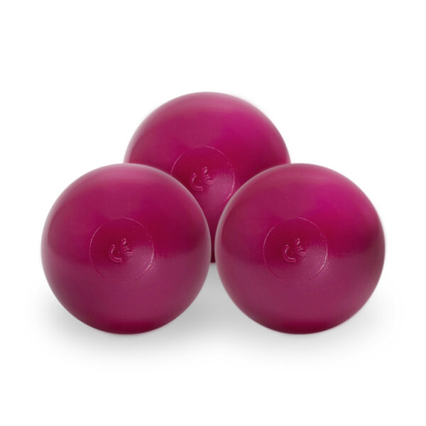 PLUSH NEST Dry pool ball, 7 cm, pearl burgundy 50 pcs.