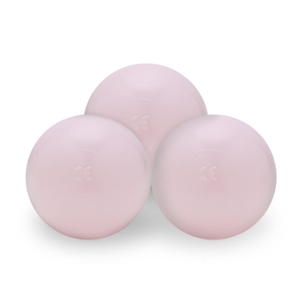 PLUSH NEST Dry pool ball, 7 cm, pearl light pink 50 pcs.