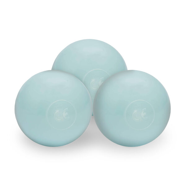 PLUSH NEST Dry pool ball, 7 cm, pearl mint 50 pcs.