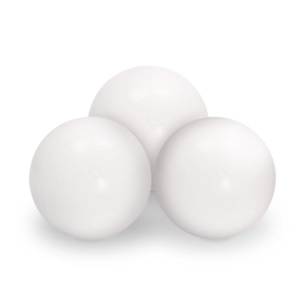 PLUSH NEST Dry pool ball, 7 cm, white 50 pcs.