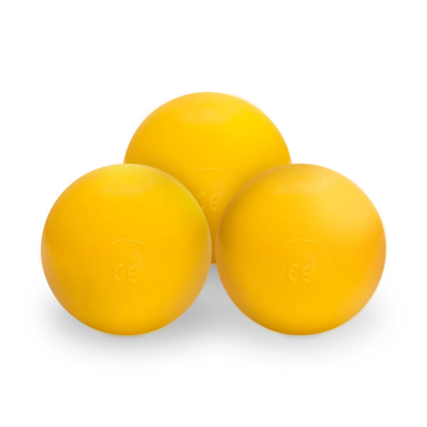 PLUSH NEST Dry pool ball, 7 cm, yellow 50 pcs.