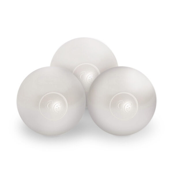 PLUSH NEST Dry pool ball, 7 cm, pearl 50 pcs.